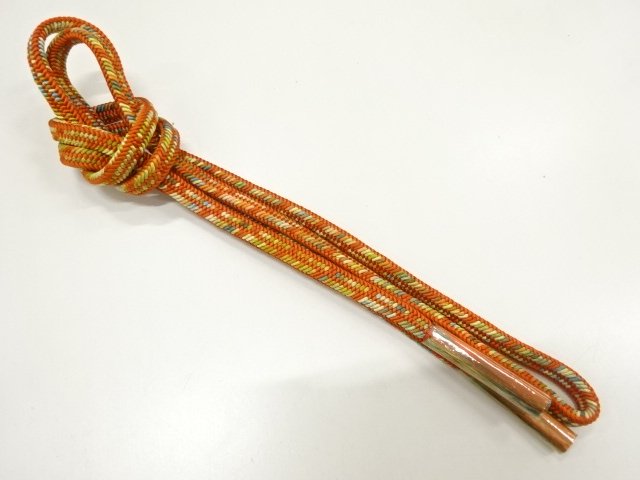 JAPANESE KIMONO / UNUSED HAND-TIED OBIJIME